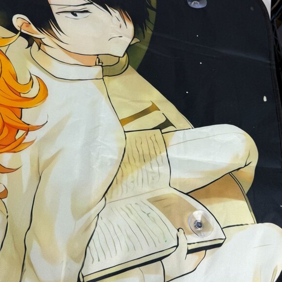 Anime Emma Norman Ray Car Sunshade UV Foldable Shield The Promised Neverland - Picture 6 of 8